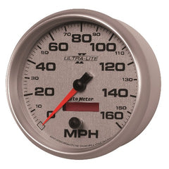 AutoMeter Products 4989 Gauge; Speedometer; 5in.; 160mph; Elec. Programmable; Ultra-Lite II