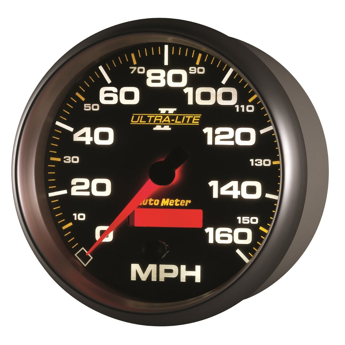 AutoMeter Products 4989 Gauge; Speedometer; 5in.; 160mph; Elec. Programmable; Ultra-Lite II