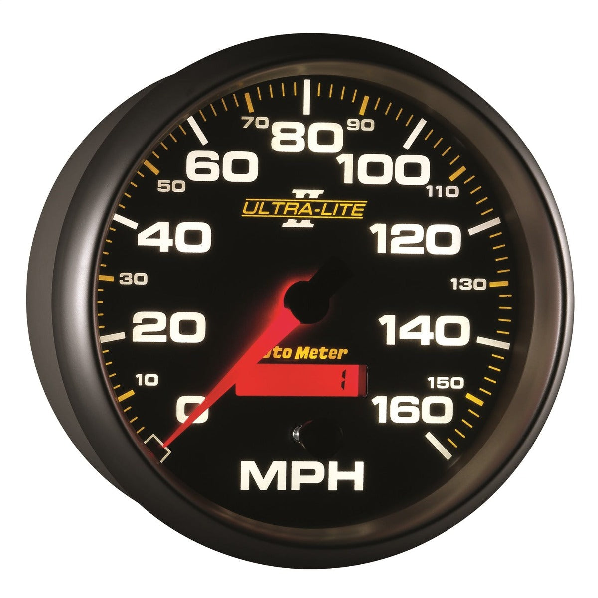 AutoMeter Products 4989 Gauge; Speedometer; 5in.; 160mph; Elec. Programmable; Ultra-Lite II