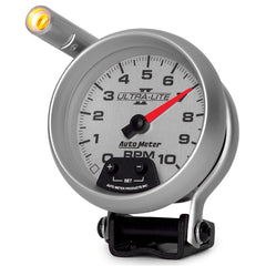 AutoMeter Products 4990 Gauge; Tachometer; 3 3/4in.; 10k RPM; Pedestal w/ext. Quick-Lite; Ultra-Lite II