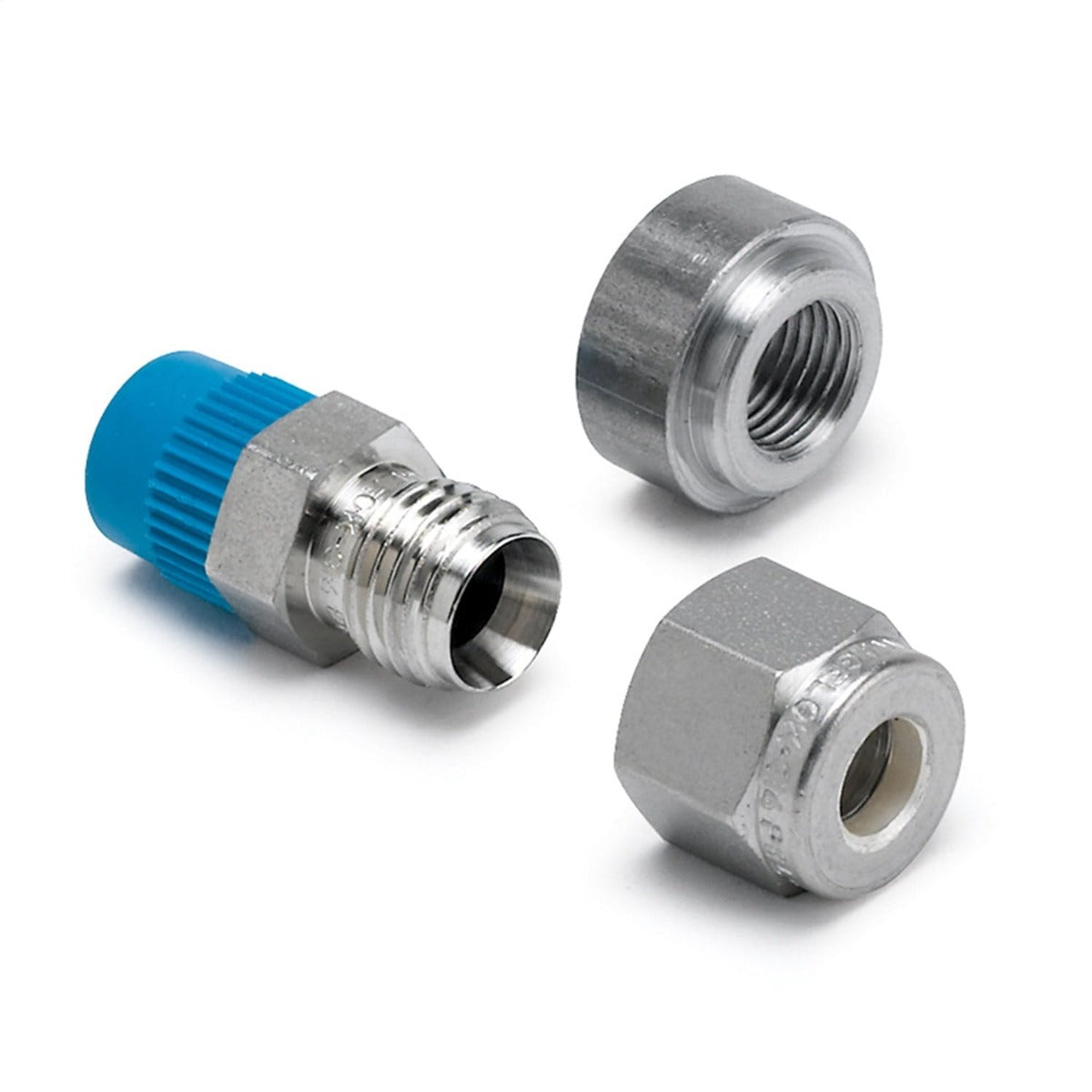 AutoMeter Products 5254 FITTING; THERMOCOUPLE COMPRESS; 1/4in.; 1/8in. NPTF MALE; STAINLESS; INCL. WELD