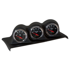 AutoMeter Products 5380 Triple Dash Pod Holds 3 2 1/16 in. Mount Above The Dash Center Stack Black