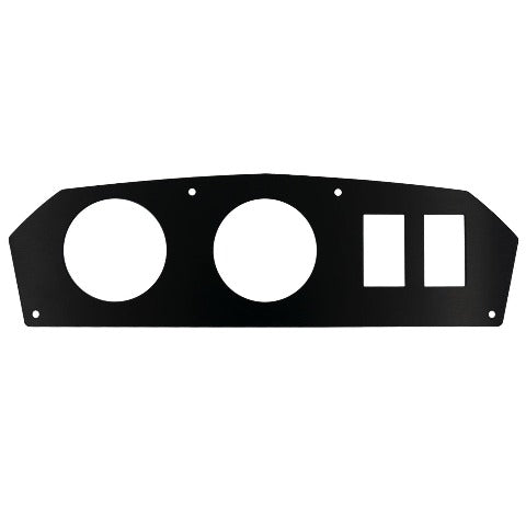 AutoMeter Products 5399 Direct Fit Gauge and Switch Panel, 2 Gauge 2-1/16 and 2 Switch