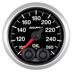 AutoMeter Products 5638-05702-D Guage, Oil Temp, 2 1/16 260? F, Stepper Motor