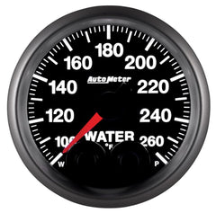 AutoMeter Products 5654-05702-D GAUGE; WTEMP; 2 1/16in.; 260? F; MEM/WARN; ELITE; HI TEMP CAL