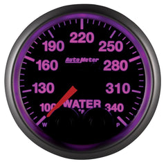 AutoMeter Products 5655 Gauge; Water Temp; 2 1/16in.; 340? F; Stepper Motor w/Peak/Warn; Elite