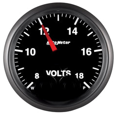 AutoMeter Products 5683 Gauge; Voltmeter; 2 1/16in.; 18V; Digital Stepper Motor w/Peak/Warn; Elite