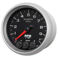 AutoMeter Products 5697 3 3/8 In Dash Tach 0-10,000 RPM, Elite