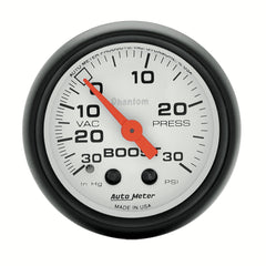 AutoMeter Products 5703 Boost/Vac 30 In. Hg/30 PSI