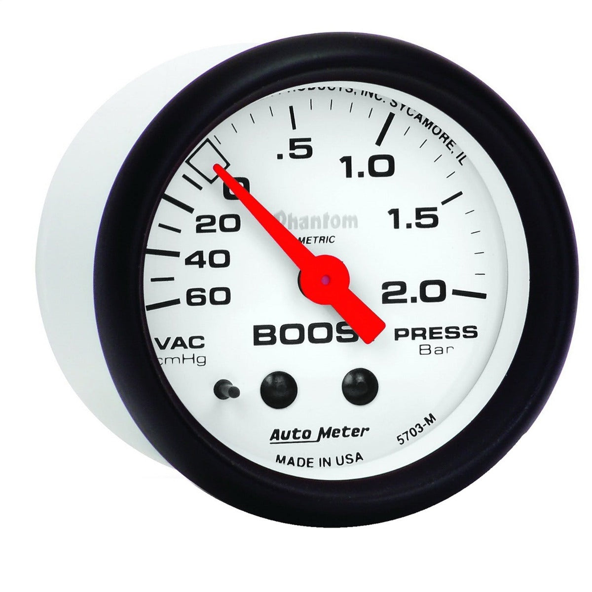 AutoMeter Products 5703-M Vac/Boost 60cm.Hg-2.0 Bars (2-1/16in)