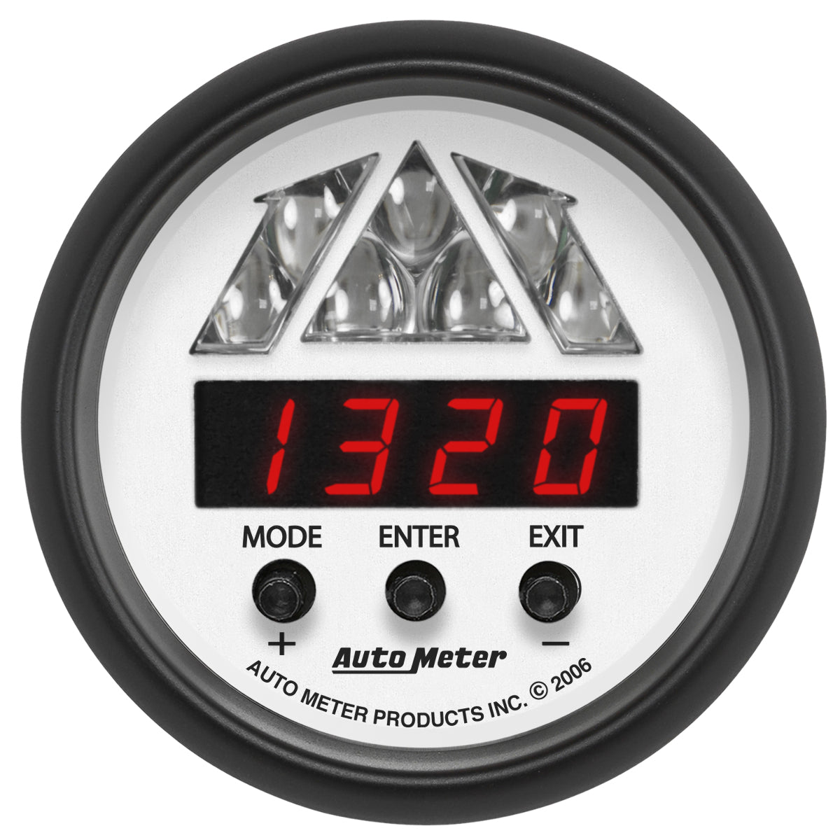 AutoMeter Products 2-1/16 in. DPSS SHIFT-LIGHT, 0-16,000 RPM, LEVEL 2, PHANTOM PN. 5788
