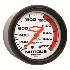 AutoMeter Products 5828-00406 2-5/8 Nitrous 0 2000 PSI Mech, GM