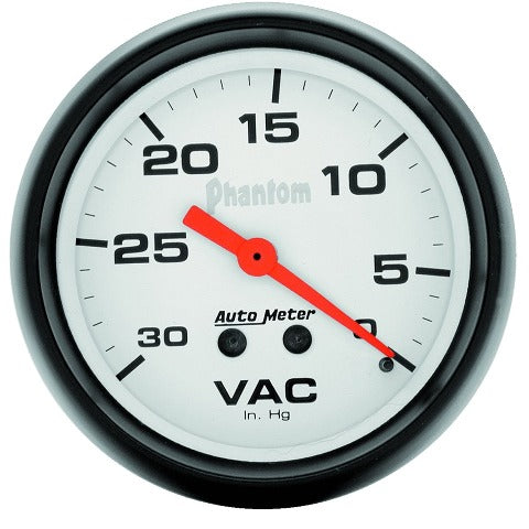AutoMeter Products 5884 GAUGE; VACUUM; 2 5/8in.; 30INHG; MECHANICAL; PHANTOM