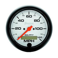 AutoMeter Products 5887 Gauge; Speedo; 3 3/8in.; 120mph; Elec. Program w/LCD odo; Phantom