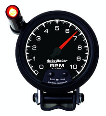 AutoMeter Products 5990 Gauge; Tachometer; 3 3/4in.; 10k RPM; Pedestal w/ext. Quick-Lite; ES