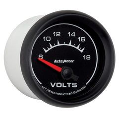 AutoMeter Products 5992 Gauge; Voltmeter; 2 1/16in.; 18V; Electric; ES