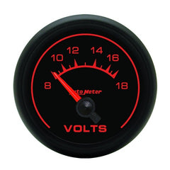 AutoMeter Products 5992 Gauge; Voltmeter; 2 1/16in.; 18V; Electric; ES