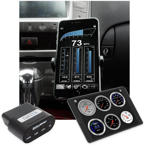 AutoMeter Products 6036 Dashlink OBD-II Wireless Data Module, Bluetooth for Android and Apple IOS Devices
