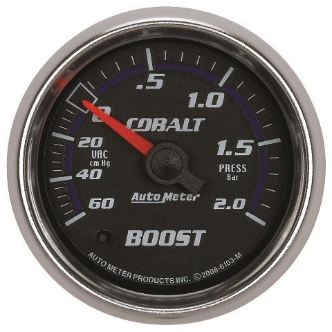 AutoMeter Products 6103-M 2-1/16in Boost Vac 60 CM/HG-2.0 Bars Mechanical