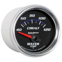 AutoMeter Products 6137-M 2-1/16in Water Temp 40- 120C SSE Cobalt
