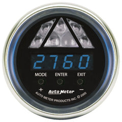 AutoMeter Products 6187 GAUGE; SHIFT LIGHT; DIGITAL RPM W/BLUE LED LIGHT; DPSS LEVEL 1; COBALT