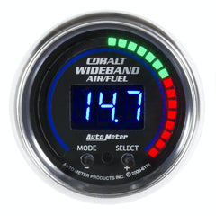 AutoMeter Products 6197 GAUGE; AIR/FUEL RATIO-PRO PLUS; 2 1/16in.; 10:1-20:1; DIGITAL W/PEAK/WARN; COBAL