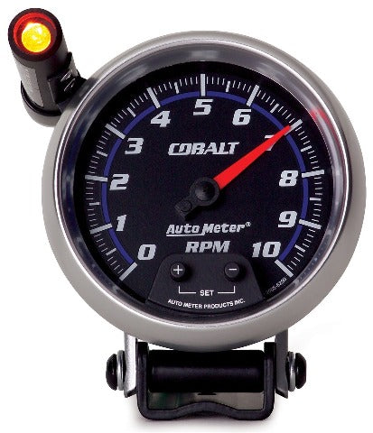 AutoMeter Products 6290 Gauge; Tachometer; 3 3/4in.; 10k RPM; Pedestal w/ext. Quick-Lite; Cobalt