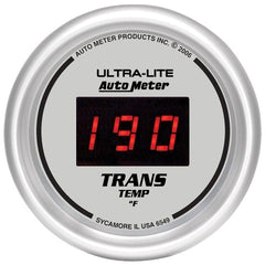 AutoMeter Products 6549 2-1/16in Trans Temp, 0- 300F - , Digital Silver