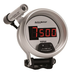 AutoMeter Products 6599 3-3/4in Tach, Mini Monster - Digital Silver