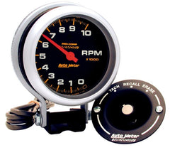 AutoMeter Products 6601 Tach W/Memory 10 000 RPM