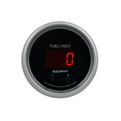 AutoMeter Products 6709-SC Gauge, Fuel/Volt, 2 1/16 Two Channel, Selectable, Sport-Comp Elite Digital