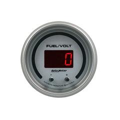 AutoMeter Products 6709-UL Gauge, Fuel/Volt, 2 1/16 Two Channel, Selectable, Ultra-Lite Elite Digital