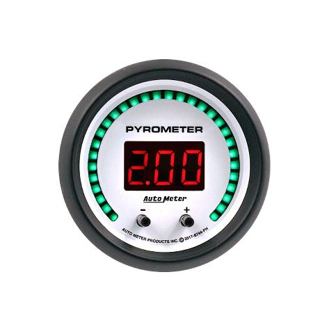 AutoMeter Products 6744-PH Gauge, Pyrometer, 2 1/16, Two Channel, Selectable, Phantom Elite Digital