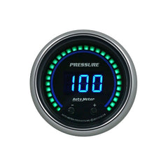 AutoMeter Products 6752-CB Gauge, Pressure, 2 1/16, Two Channel, Selectable, Cobalt Elite Digital