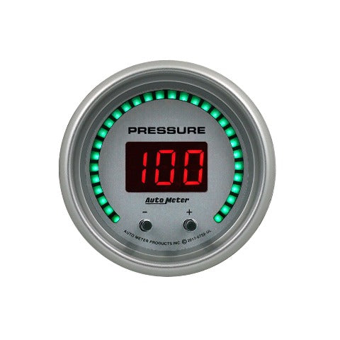 AutoMeter Products 6752-UL Gauge, Pressure, 2 1/16, Two Channel, Selectable, Ultra-Lite Elite Digital