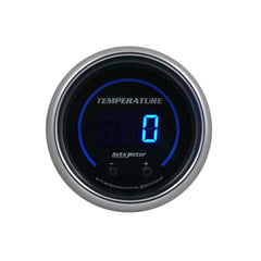 AutoMeter Products 6754-CB Gauge, Fluid Temperature, Two Channel, Selectable, Cobalt Elite Digital