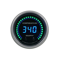 AutoMeter Products 6754-CB Gauge, Fluid Temperature, Two Channel, Selectable, Cobalt Elite Digital