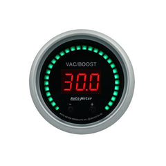 AutoMeter Products 6758-SC Gauge, Vac/Boost, 2 1/16, Two Channel, Selectable, Sport-Comp Elite Digital
