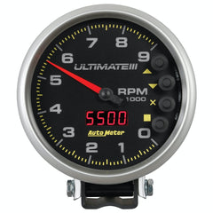 AutoMeter Products 6887 5 Ultimate Plus (Engine + Driveshaft). 9,000 RPM, Black
