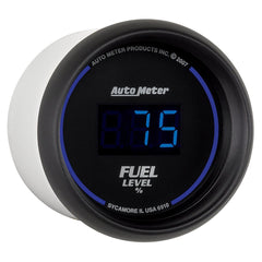 AutoMeter Products 6910 2-1/16in Fuel Level Prog with Presets Digital Black