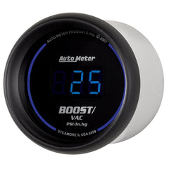 AutoMeter Products 6959 2-1/16in Boost-Vac 30/30 Digital Black