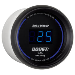 AutoMeter Products 6959 2-1/16in Boost-Vac 30/30 Digital Black