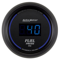 AutoMeter Products 6963 2-1/16in Fuel Pressure 0- 100 PSI Digital Black