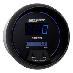 AutoMeter Products 6988 GAUGE; SPEEDOMETER; 3 3/8in.; 260MPH/260 KM/H; ELEC. PROGRAM.; DIGITAL; BLACK DI