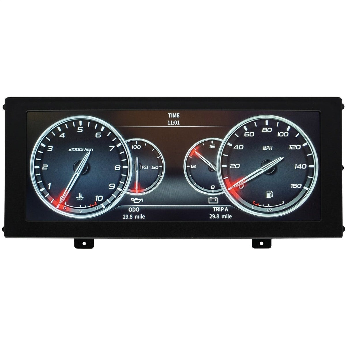 AutoMeter Products 7000 Color LCD Digital Instrument Display, Panel Mount, Universal