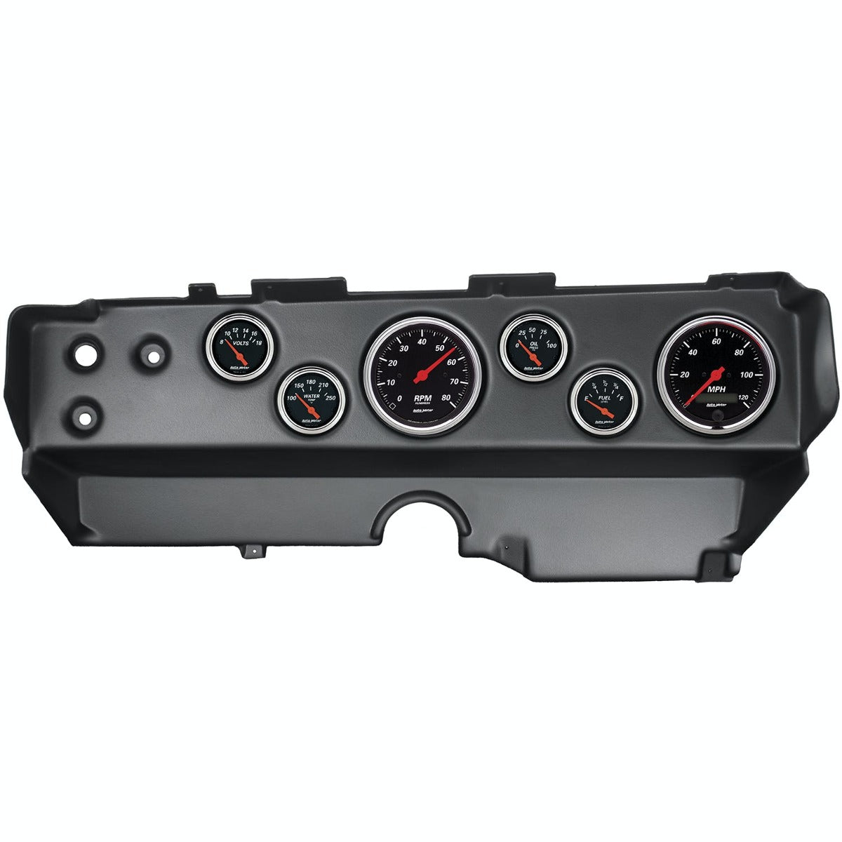 AutoMeter Products 7029-DB Gauge Kit, 6 pc Designer Black