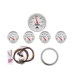 AutoMeter Products 7034-AW 5 Gauge Direct-Fit Dash Kit, Arctic White