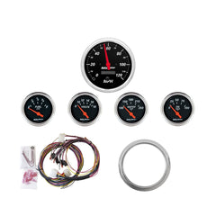 AutoMeter Products 7034-DB 5 Gauge Direct-Fit Dash Kit, Designer Black