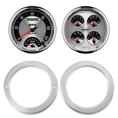 AutoMeter Products 7037-01 2 Gauge Direct Fit Dash Kit, Chevy Truck 54-55, 2 Gauge, American Muscle