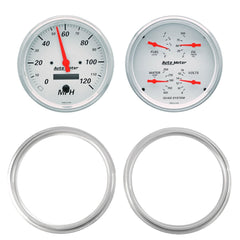 AutoMeter Products 7039-03 2 Gauge Direct Fit Dash Kit, Chevy Truck 47-53, 2 Gauge, Arctic White